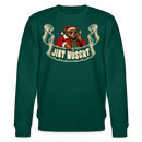 JIBT NÜSCHT-Der Anti-Geschenke-Unisex Bio-Sweatshirt mit Berliner Schnauze - Forest