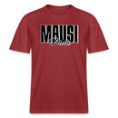 MAUSI UND MOTTE-Relaxed Fit Unisex Bio-T-Shirt - Erdrot