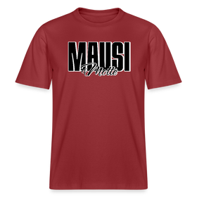 MAUSI UND MOTTE-Relaxed Fit Unisex Bio-T-Shirt - Erdrot