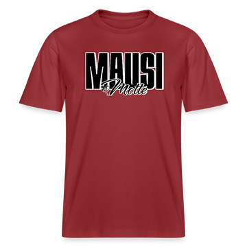 MAUSI UND MOTTE-Relaxed Fit Unisex Bio-T-Shirt - Erdrot