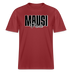MAUSI UND MOTTE-Relaxed Fit Unisex Bio-T-Shirt - Erdrot