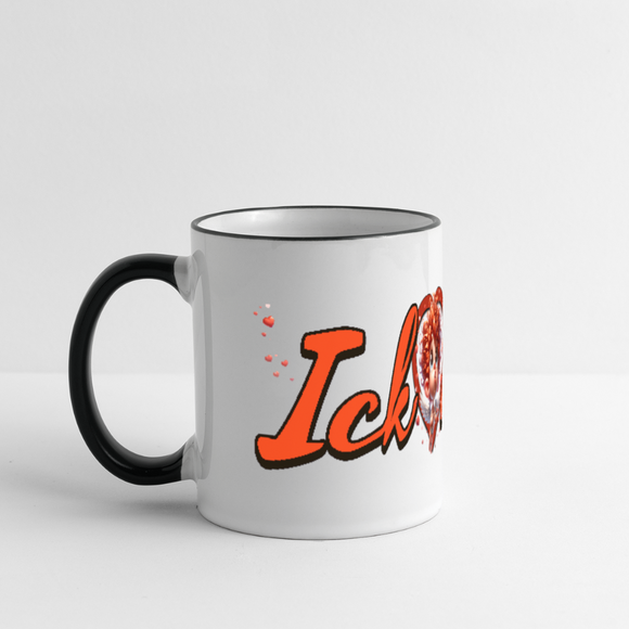 ICK ❤️DIR-Panoramatasse - Weiß/Schwarz