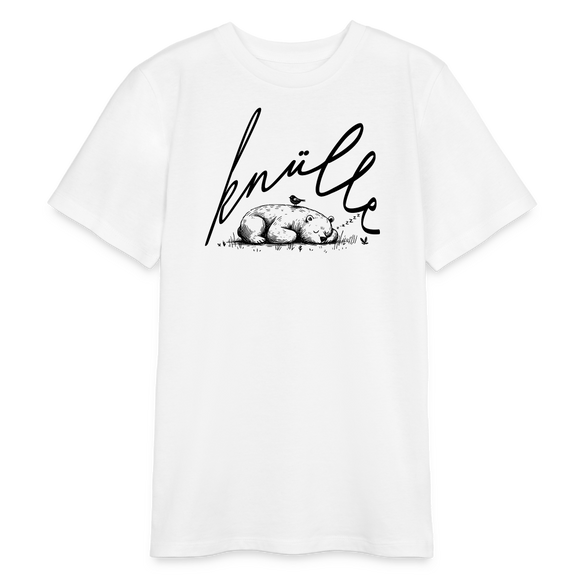 KNÜLLE - Bio Teenager T-Shirt - Weiß