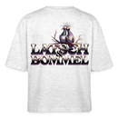 BERLINER LATSCH UND BOMMEL - Frauen Boxy Bio-T-Shirt - Weiß meliert