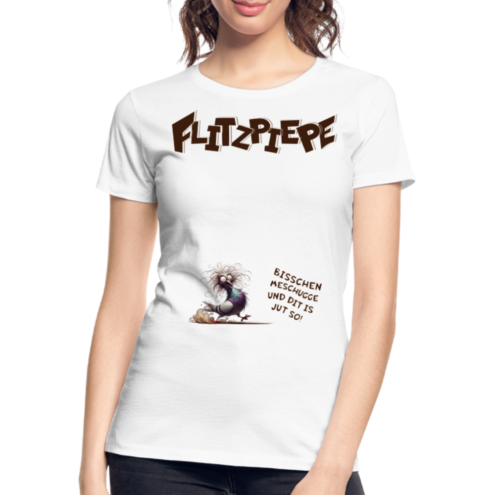 BERLINER FLITZPIEPE - Frauen Premium Bio T-Shirt - Weiß