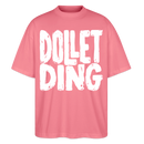 DOLLET DING-Dit Berlin Shirt mit Kodderschnauze-Oversized Unisex Bio - Pink 