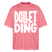 DOLLET DING-Dit Berlin Shirt mit Kodderschnauze-Oversized Unisex Bio - Pink 