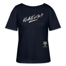 KIEKSTN SO? Rundhals Frauen Bio-T-Shirt - Navy