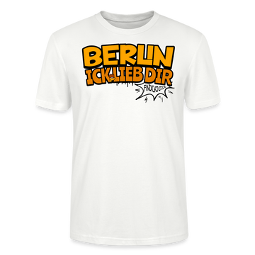 BERLIN ICK LIEB DIR - Unisex BIO T-Shirt - Weiß
