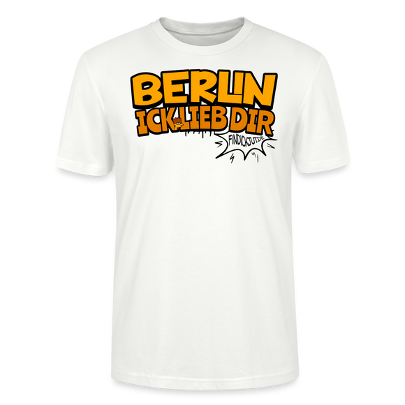 BERLIN ICK LIEB DIR - Unisex BIO T-Shirt - Weiß