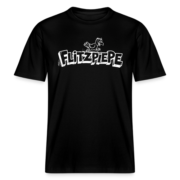 Dit Berlin Shirt-FLITZPIEPE-RELAXED FIT Unisex Bio T-Shirt - Schwarz