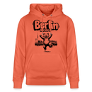 BERLIN ICK LIEBE DIR-Unisex Bio-Hoodie - Hellrot