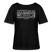 Berliner Spruch-ICK WUNDER MIR ÜBER JAR NÜSCHT MEHR-Rundhals Frauen Bio-T-Shirt - weisser gerahmter Print auf Schwarzem Stoff