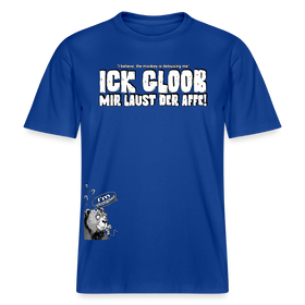 ICK GLOOB MIR LAUST DER AFFE-Relaxed Fit Unisex Bio-T-Shirt II - Dunkelblau