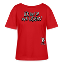 ICK BIN DA-Rundhals Frauen Bio-T-Shirt - Rot