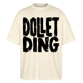 Berlin Shirt-DOLLET DING-Oversized Unisex Bio T-Shirt - Natur