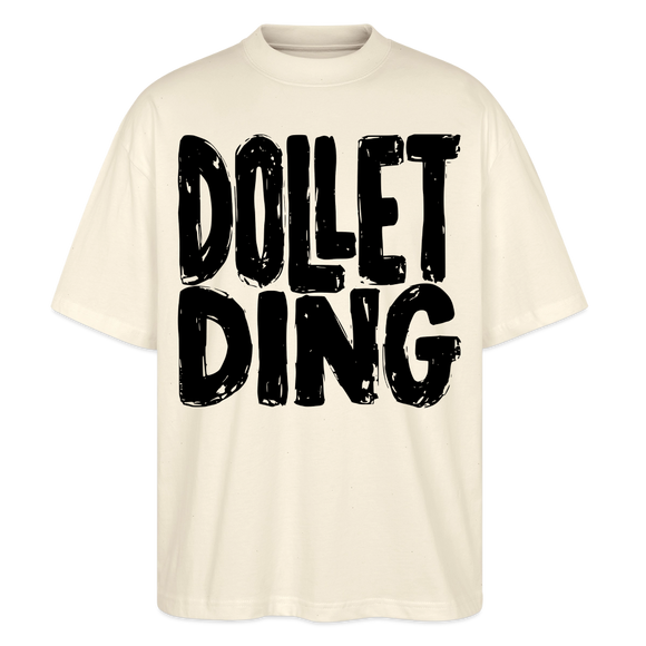 Berlin Shirt-DOLLET DING-Oversized Unisex Bio T-Shirt - Natur