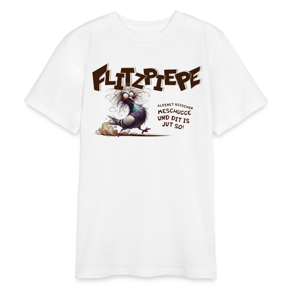 BERLINER FLITZPIEPE- Bio Teenager T-Shirt - Weiß