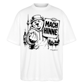 MACH HINNE – Berlin Souvenir -Oversized Unisex Bio T-Shirt - Weiß