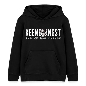 KEENE ANGST ICK TU SIE NÜSCHT -  Bio-Hoodie Mini - Schwarz