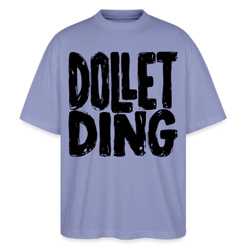 Berlin Shirt-DOLLET DING-Oversized Unisex Bio T-Shirt - Violett