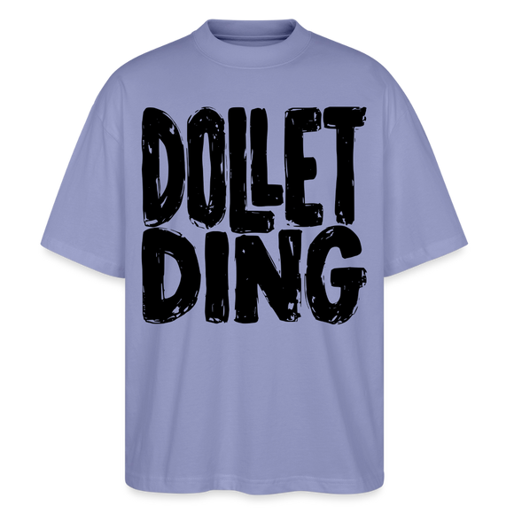 Berlin Shirt-DOLLET DING-Oversized Unisex Bio T-Shirt - Violett