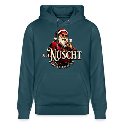 JIBT NÜSCHT IHR FLITZPIEPEN-Unisex Bio-Hoodie II - Dunkles Petrol