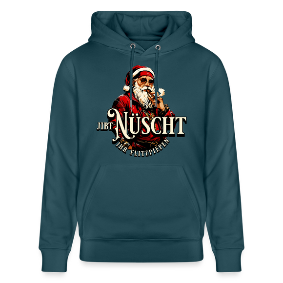 JIBT NÜSCHT IHR FLITZPIEPEN-Unisex Bio-Hoodie II - Dunkles Petrol