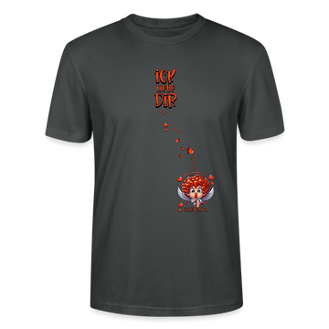 ICK LIEBE DIR-Unisex T-Shirt BIO - Anthrazit