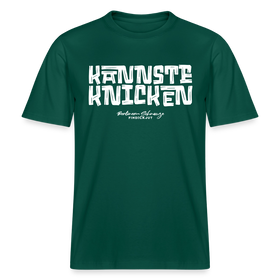 Berliner Schnauze Spruch-KANNSTE KNICKEN-RELAXED FIT Unisex Organic T-Shirt - Forest