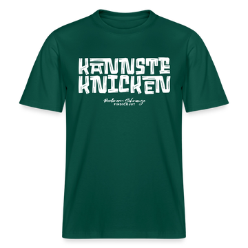 Berliner Schnauze Spruch-KANNSTE KNICKEN-RELAXED FIT Unisex Organic T-Shirt - Forest