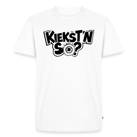 KIEKSTN SO?-Männer Premium BIO T-Shirt mit Berliner Schnauze - Weiß