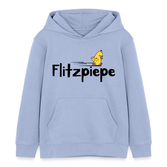 DIE FLITZPIEPE - Kinder Bio-Hoodie - Sky
