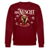 JIBT NÜSCHT-Unisex Bio-Sweatshirt-Berliner Bär Weihnachten - Burgunderrot
