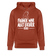 Berliner Spruch-FRÜHER WAR ALLET LEICHTERUnisex Bio-Hoodie - Terrakotta
