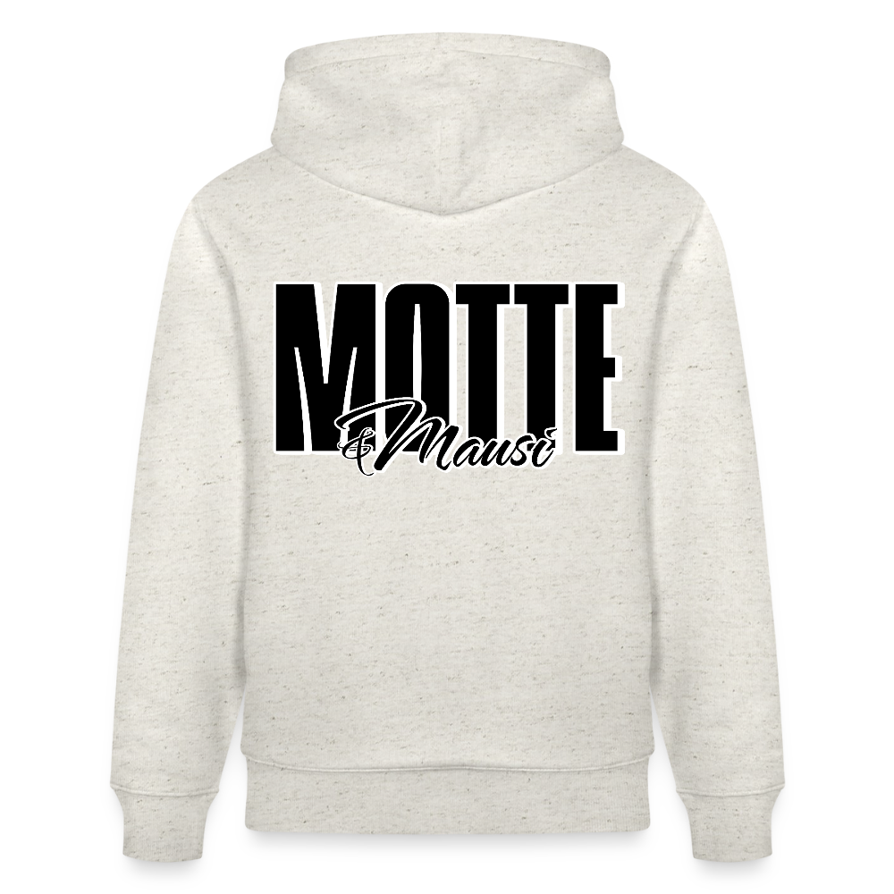 MOTTE UND MAUSI-Unisex Bio-Hoodie - Beige meliert