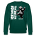 ICK MACH WAT ICK WILL-Unisex Bio-Sweatshirt - Forest