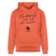 NACHTIGALL ICK HÖR DIR TRAPSEN-Unisex Bio-Hoodie - Hellrot