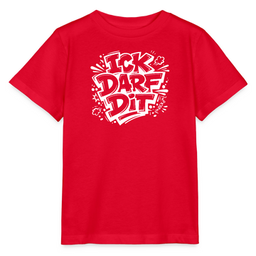 ICK DARF DIT-Kinder T-Shirt für Berliner Gören - Rot