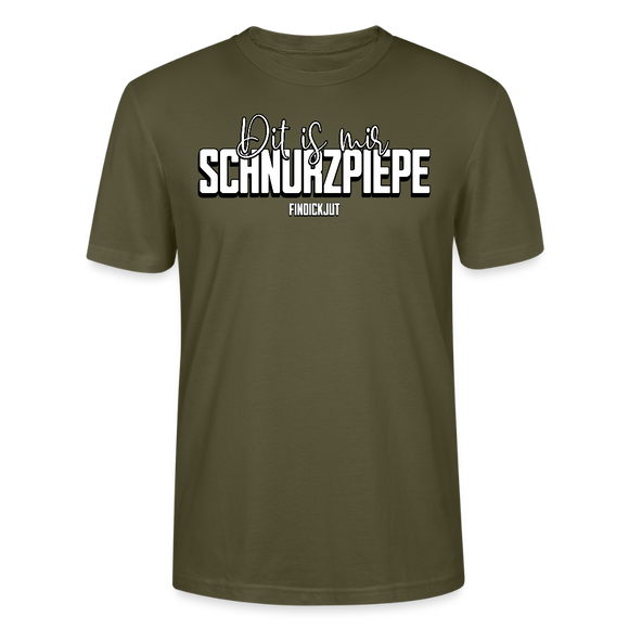 SCHNURZPIEPE-Unisex T-Shirt BIO II - Khaki