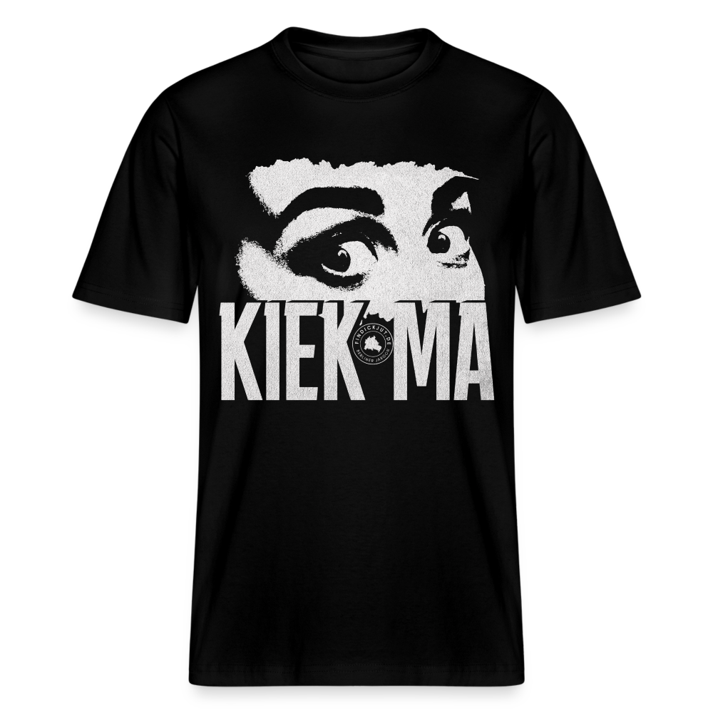 KIEK MA - Relaxed Fit Unisex Bio-T-Shirt Sparker - Schwarz