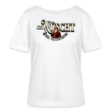 Weihnachten Berlin-JIBT NÜSCHT-Rundhals Frauen Bio-T-Shirt - Weiß