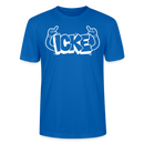 ICKE-Unisex T-Shirt mit Berliner Schnauze - Pfauenblau