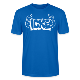 ICKE-Unisex T-Shirt mit Berliner Schnauze - Pfauenblau