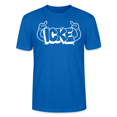 ICKE-Unisex T-Shirt mit Berliner Schnauze - Pfauenblau