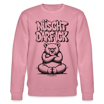 Berliner Schnauze-Unisex Bio-Sweatshirt-NÜSCHT DARF ICK - Lila Traum