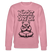 Berliner Schnauze-Unisex Bio-Sweatshirt-NÜSCHT DARF ICK - Lila Traum