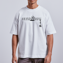 EINE FLITZPIEPE - Unisex Oversize Bio-T-Shirt - Weiß