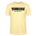 „PFANNKUCHEN nich Berliner! – Fettes schwarzes Berlin-Dialekt-Design auf lockerem cremegelbem Unisex Bio T-Shirt