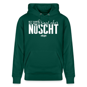 NETT KANN ICK OOCH-Unisex Bio-Hoodie - Forest